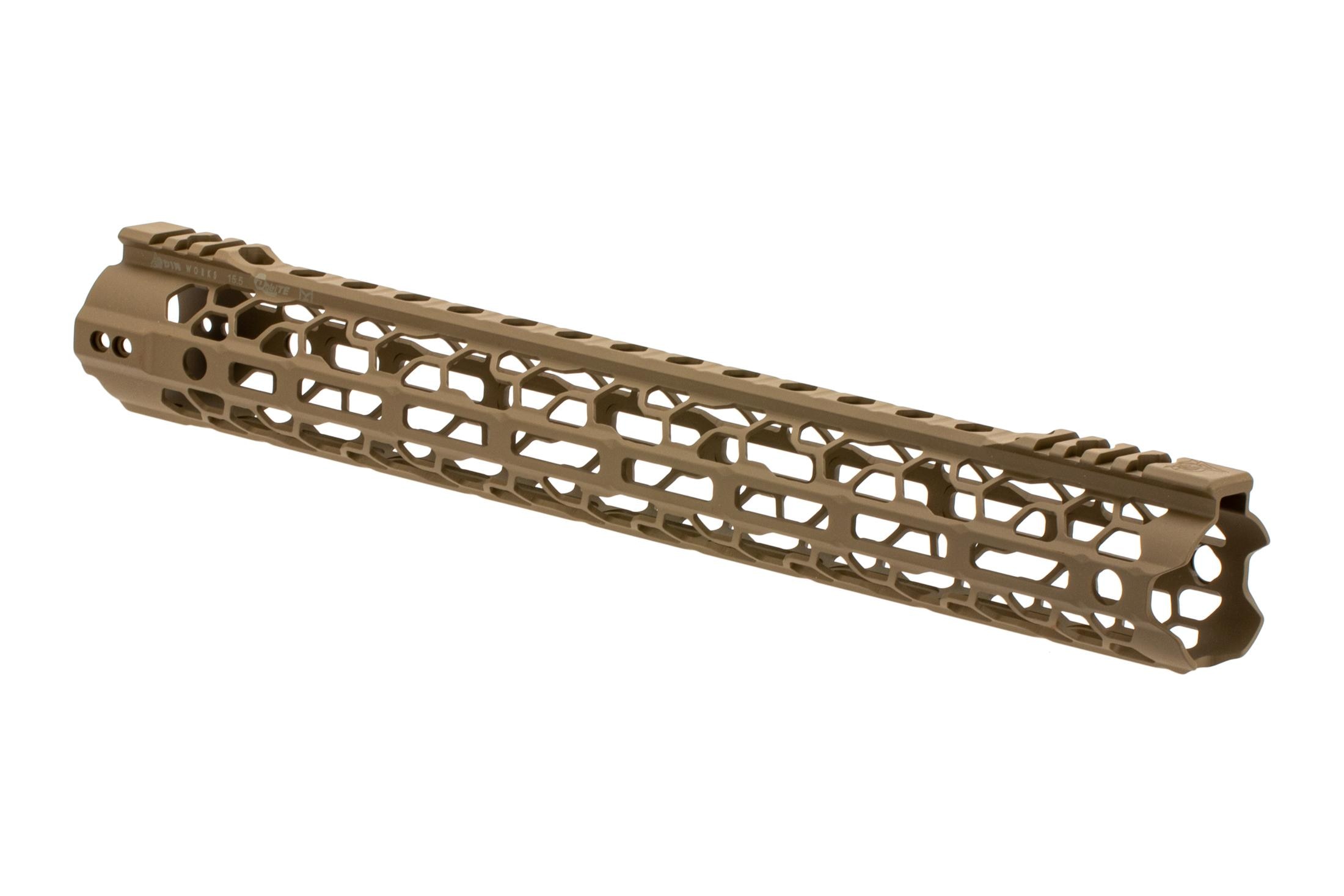 Odin Works O2 Lite Free Float AR-15 Handguard - M-LOK - 15.5" - FDE